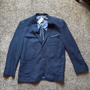 Men's Johnston & Murphy Navy Blazer